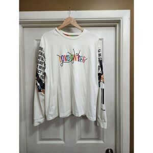 Adidas Long Sleeve Graphic Pride Tee "Let Love Be Your Legacy" (L)